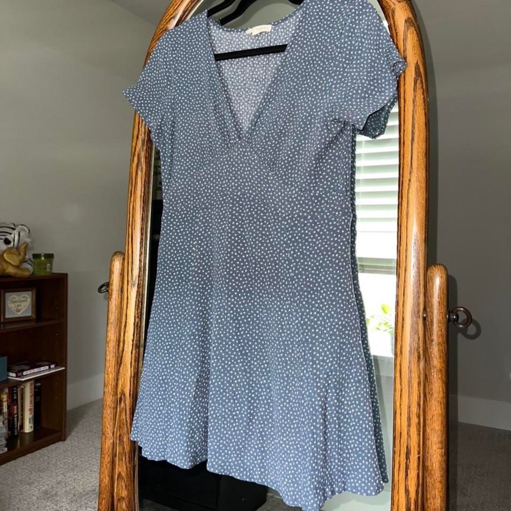 Floral blue Dres